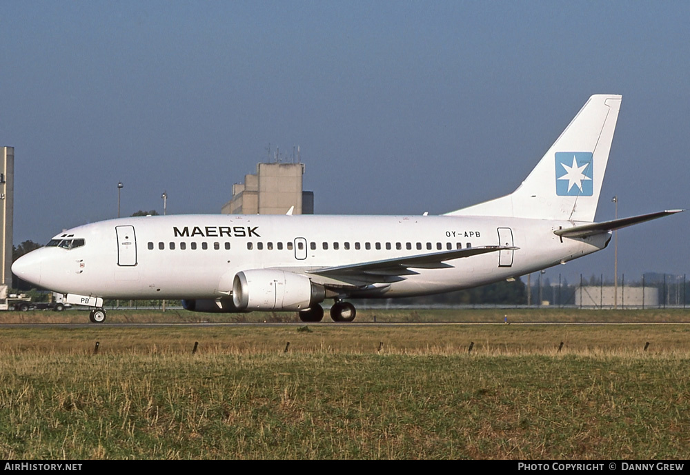 Aircraft Photo of OY-APB | Boeing 737-5L9 | Maersk Air | AirHistory.net #331699