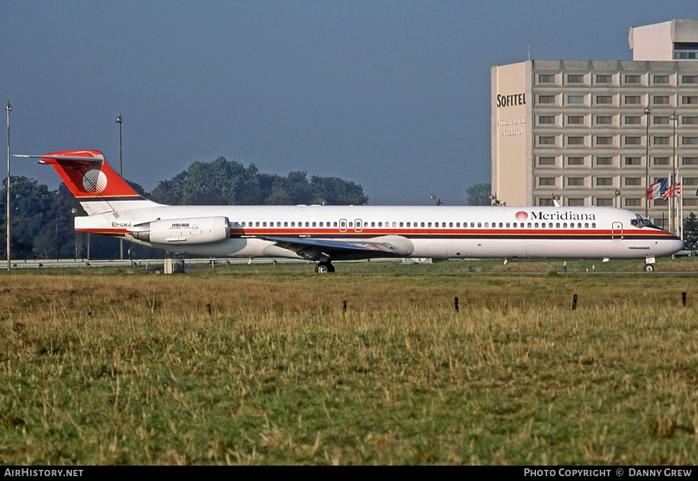 Aircraft Photo of EI-CRJ | McDonnell Douglas MD-83 (DC-9-83) | Meridiana | AirHistory.net #331703