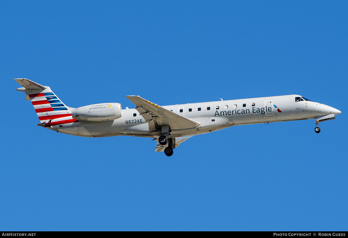 Aircraft Photo of N822AE | Embraer ERJ-140LR (EMB-135KL) | American Eagle | AirHistory.net #331752
