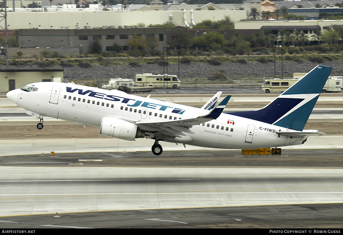 Aircraft Photo of C-FIWS | Boeing 737-76N | WestJet | AirHistory.net #331754