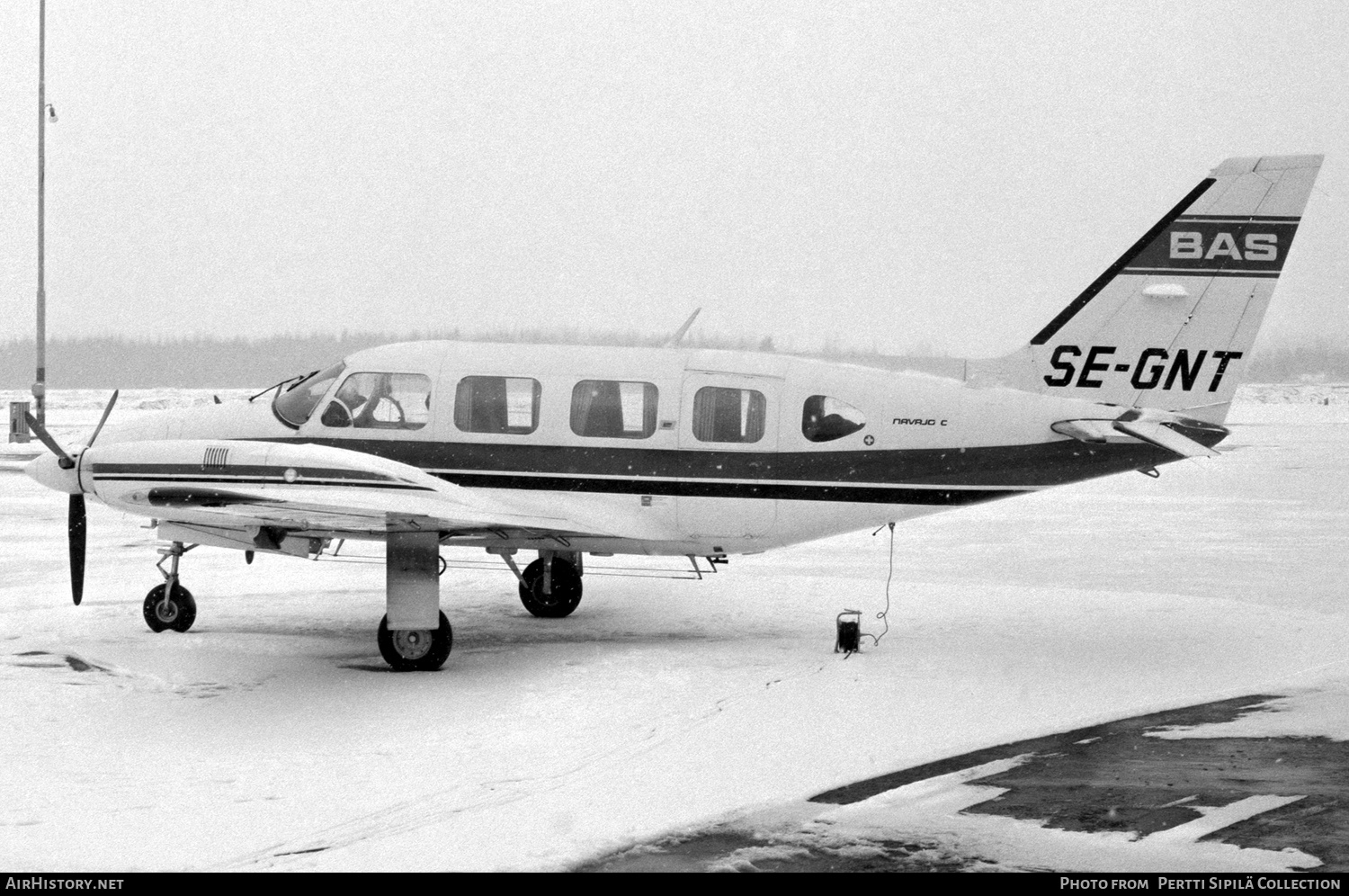 Aircraft Photo of SE-GNT | Piper PA-31-310 Navajo C | Basair | AirHistory.net #331759