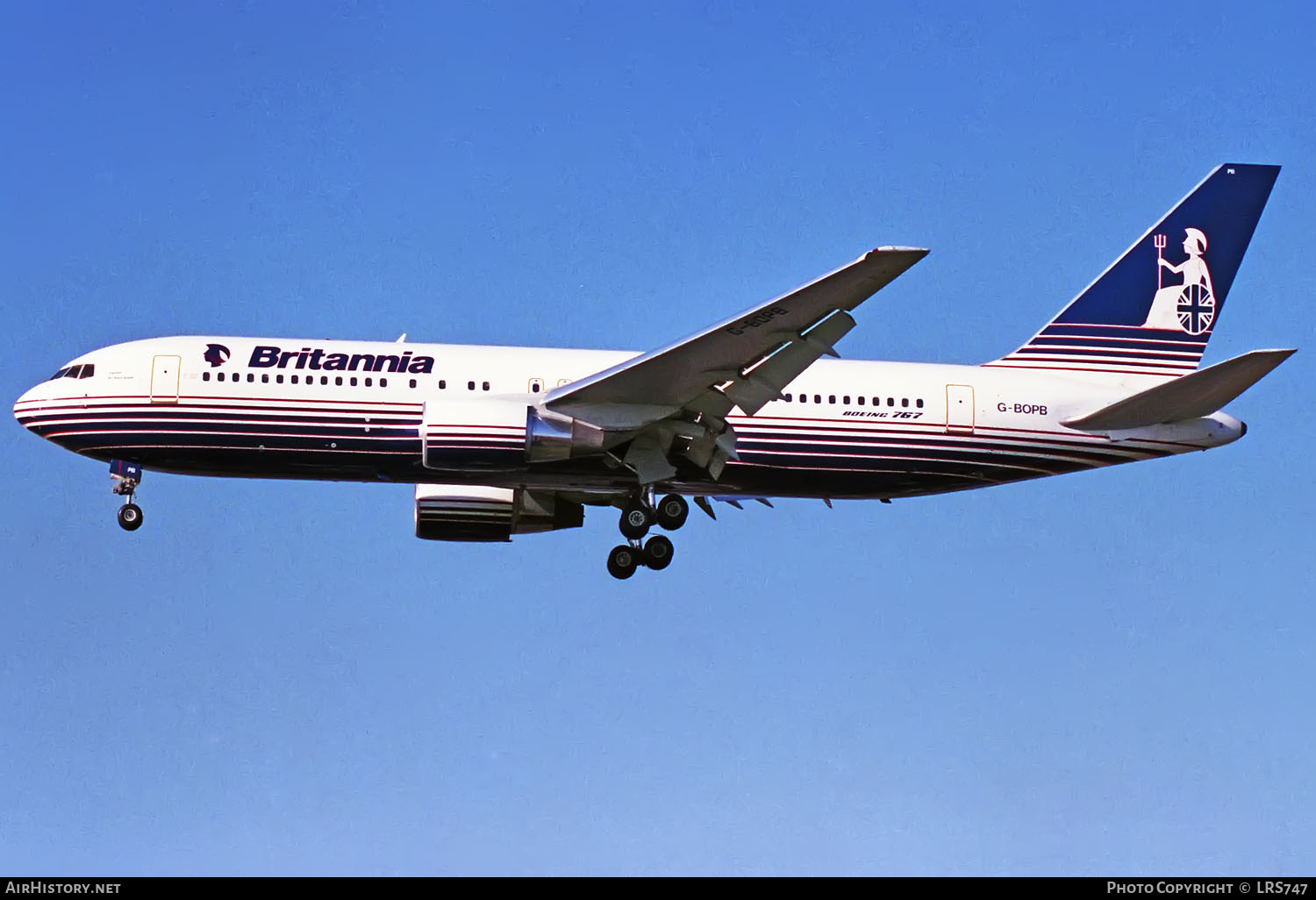 Aircraft Photo of G-BOPB | Boeing 767-204/ER | Britannia Airways | AirHistory.net #331783