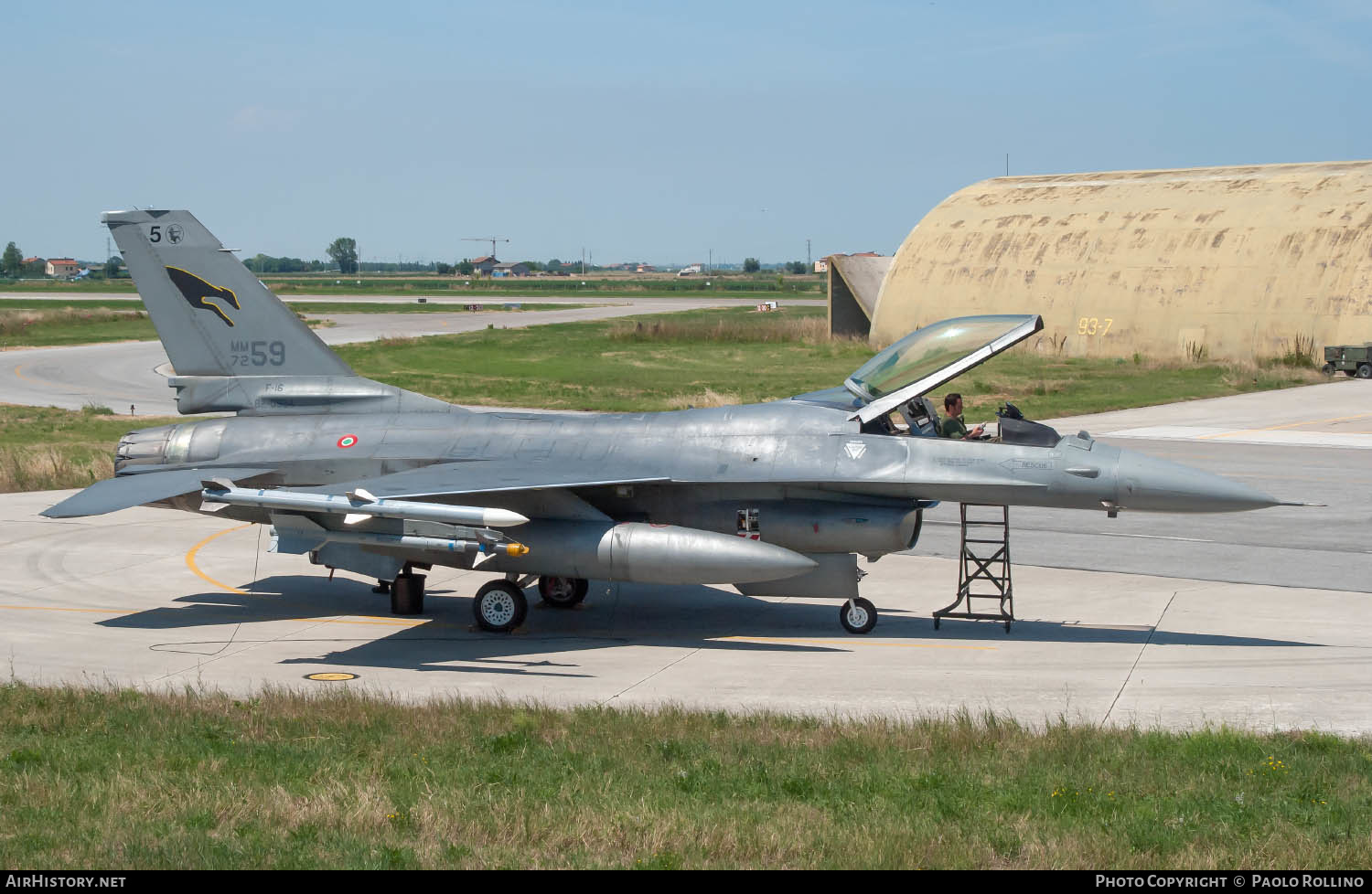 Aircraft Photo of MM7259 / 82-0984 | General Dynamics F-16A/ADF Fighting Falcon | Italy - Air Force | AirHistory.net #331786