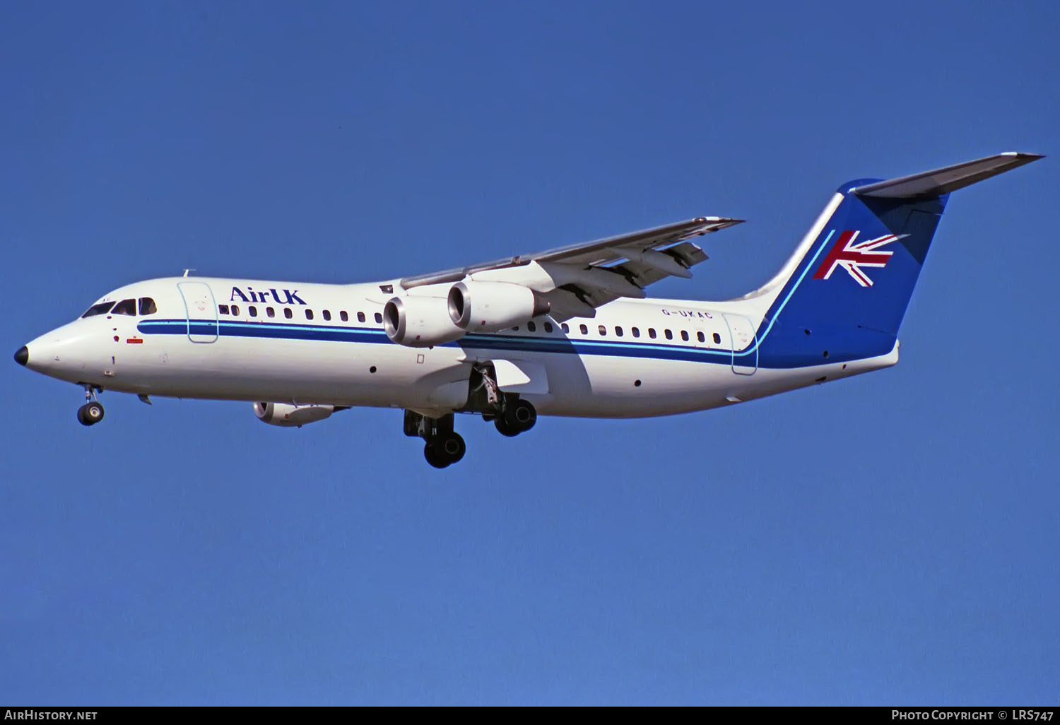 Aircraft Photo of G-UKAC | British Aerospace BAe-146-300 | Air UK | AirHistory.net #331788