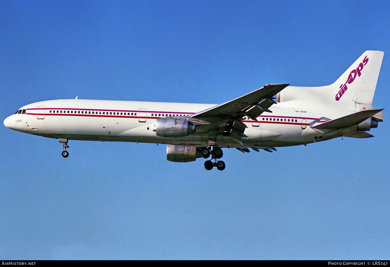 Aircraft Photo of SE-DSB | Lockheed L-1011-385-1 TriStar 1 | Air Ops | AirHistory.net #331790