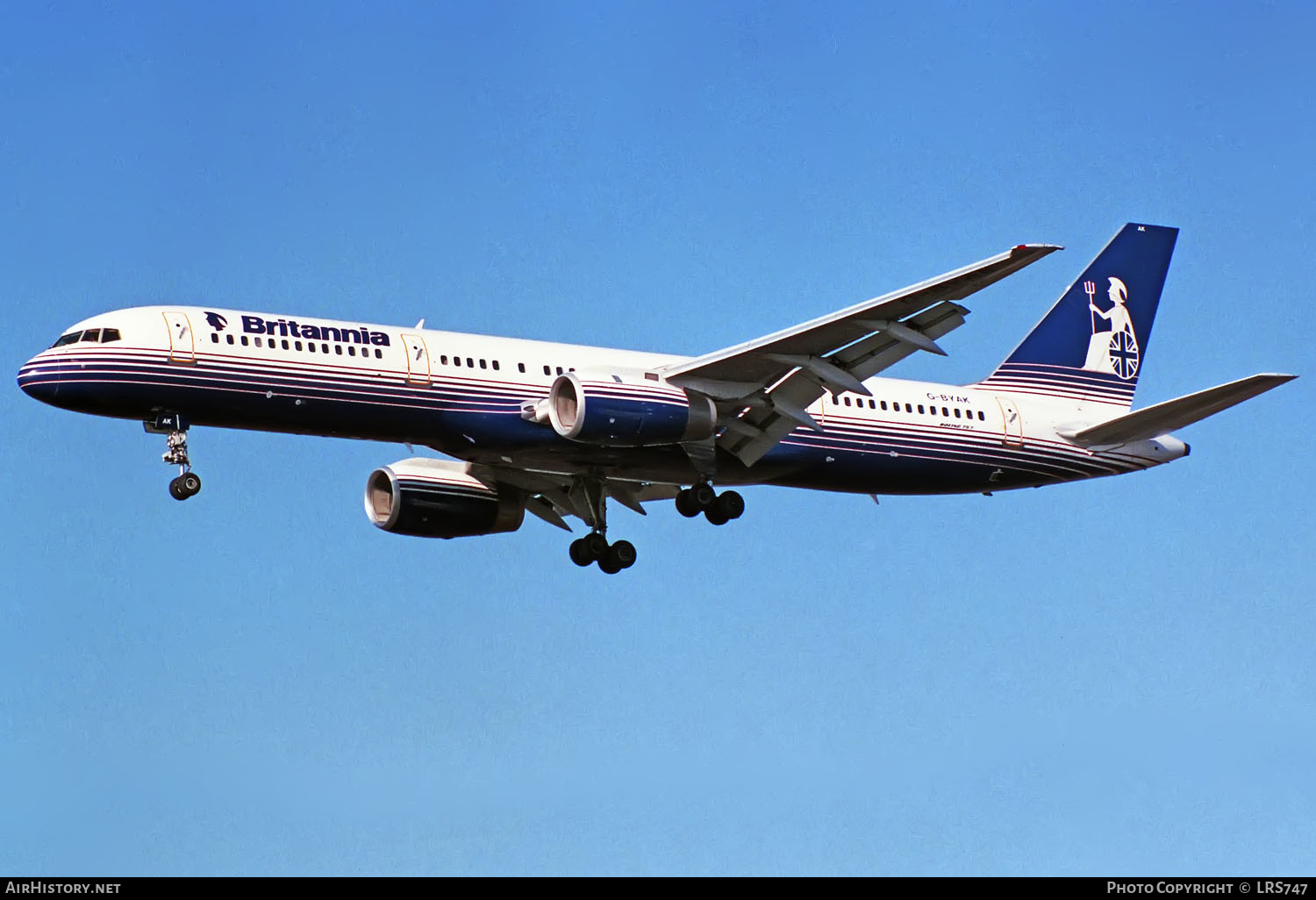Aircraft Photo of G-BYAK | Boeing 757-204 | Britannia Airways | AirHistory.net #331795