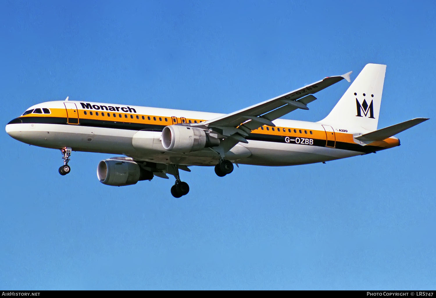 Aircraft Photo of G-OZBB | Airbus A320-211 | Monarch Airlines | AirHistory.net #331822