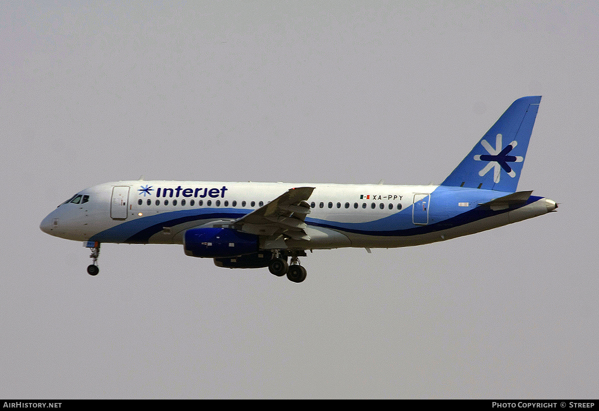 Aircraft Photo of XA-PPY | Sukhoi SSJ-100-95B Superjet 100 (RRJ-95B) | Interjet | AirHistory.net #331828