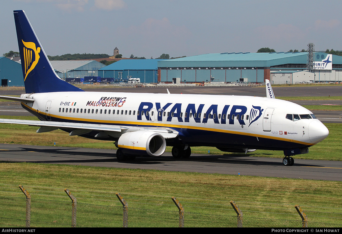 Aircraft Photo of EI-EKE | Boeing 737-8AS | Ryanair | AirHistory.net #331866