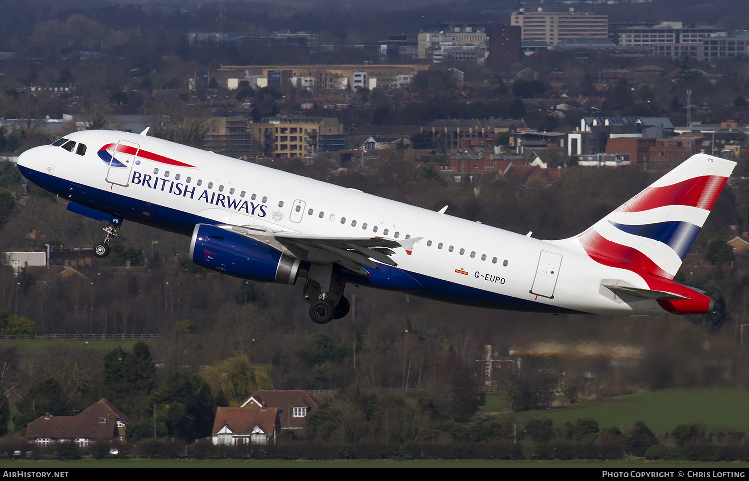 Aircraft Photo of G-EUPO | Airbus A319-131 | British Airways | AirHistory.net #331904