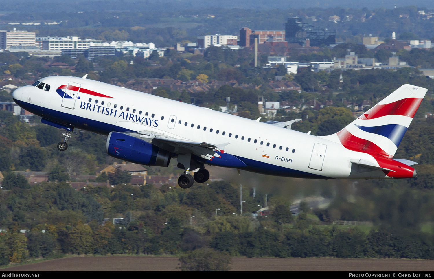 Aircraft Photo of G-EUPT | Airbus A319-131 | British Airways | AirHistory.net #331907