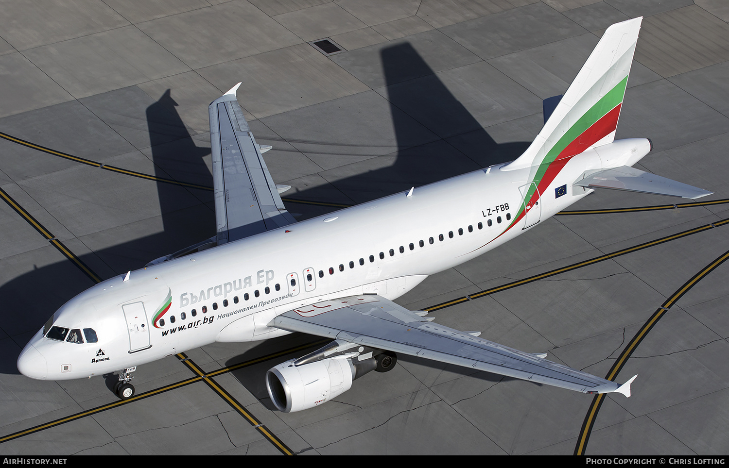 Aircraft Photo of LZ-FBB | Airbus A319-112 | Bulgaria Air | AirHistory.net #331909