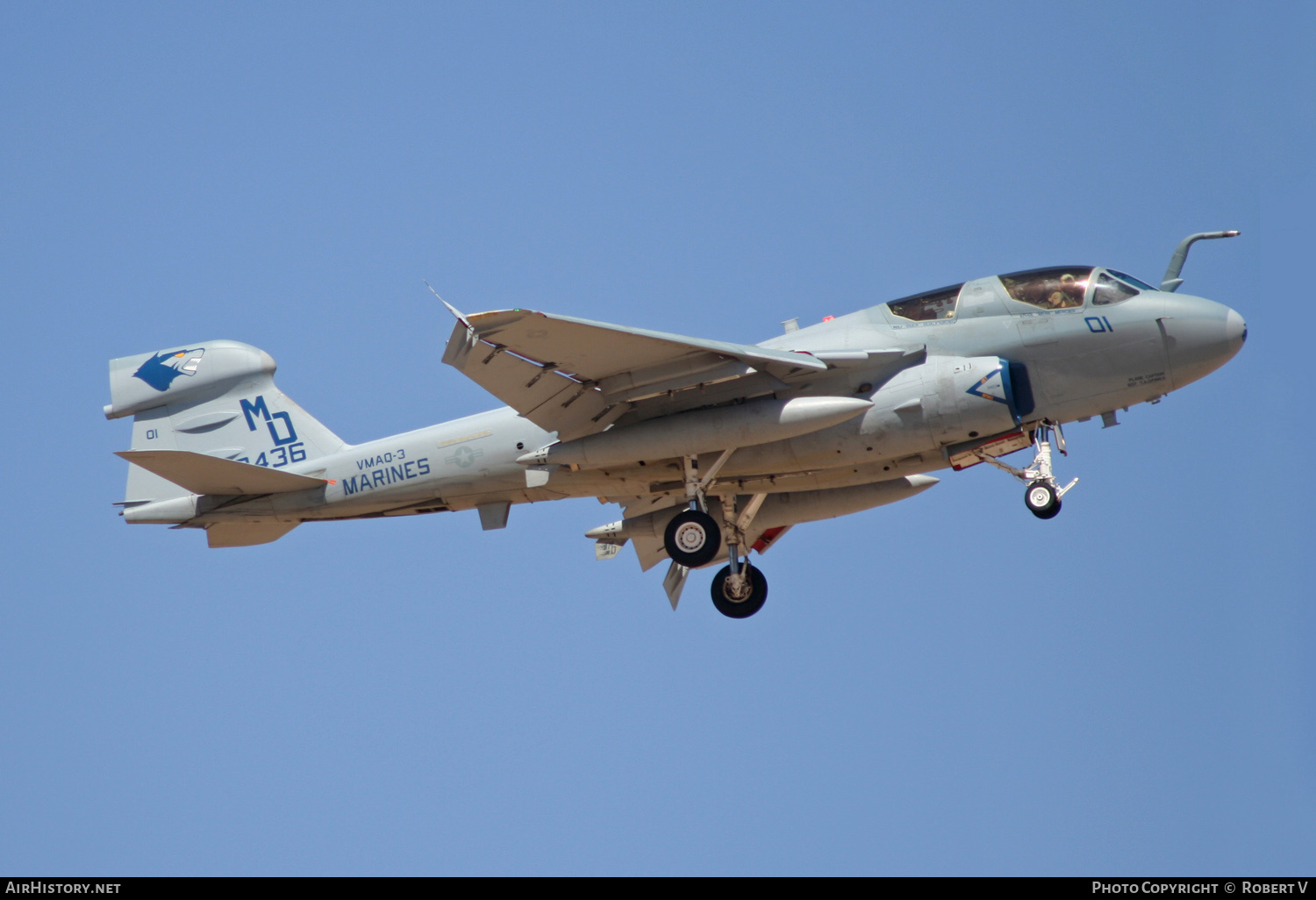 Aircraft Photo of 160436 | Grumman EA-6B Prowler (G-128) | USA - Marines | AirHistory.net #331915