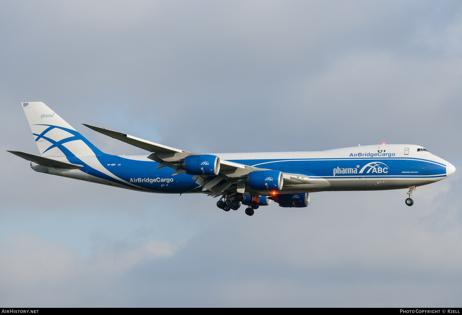Aircraft Photo of VP-BBP | Boeing 747-8F | ABC Pharma - AirBridgeCargo Airlines | AirHistory.net #331916
