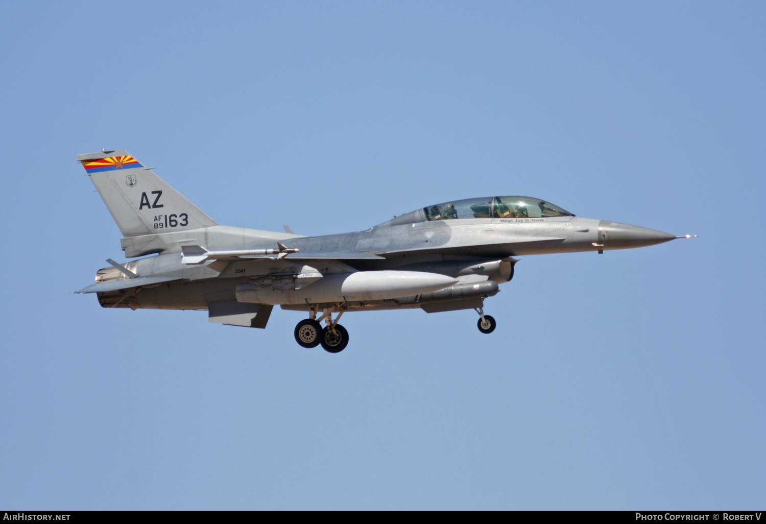 Aircraft Photo of 89-2163 / AF89-163 | General Dynamics F-16D Fighting Falcon | USA - Air Force | AirHistory.net #331945