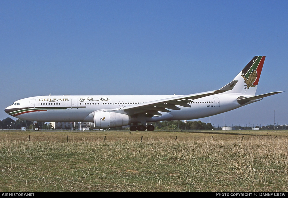 Aircraft Photo of A4O-KA | Airbus A330-243 | Gulf Air | AirHistory.net #331971
