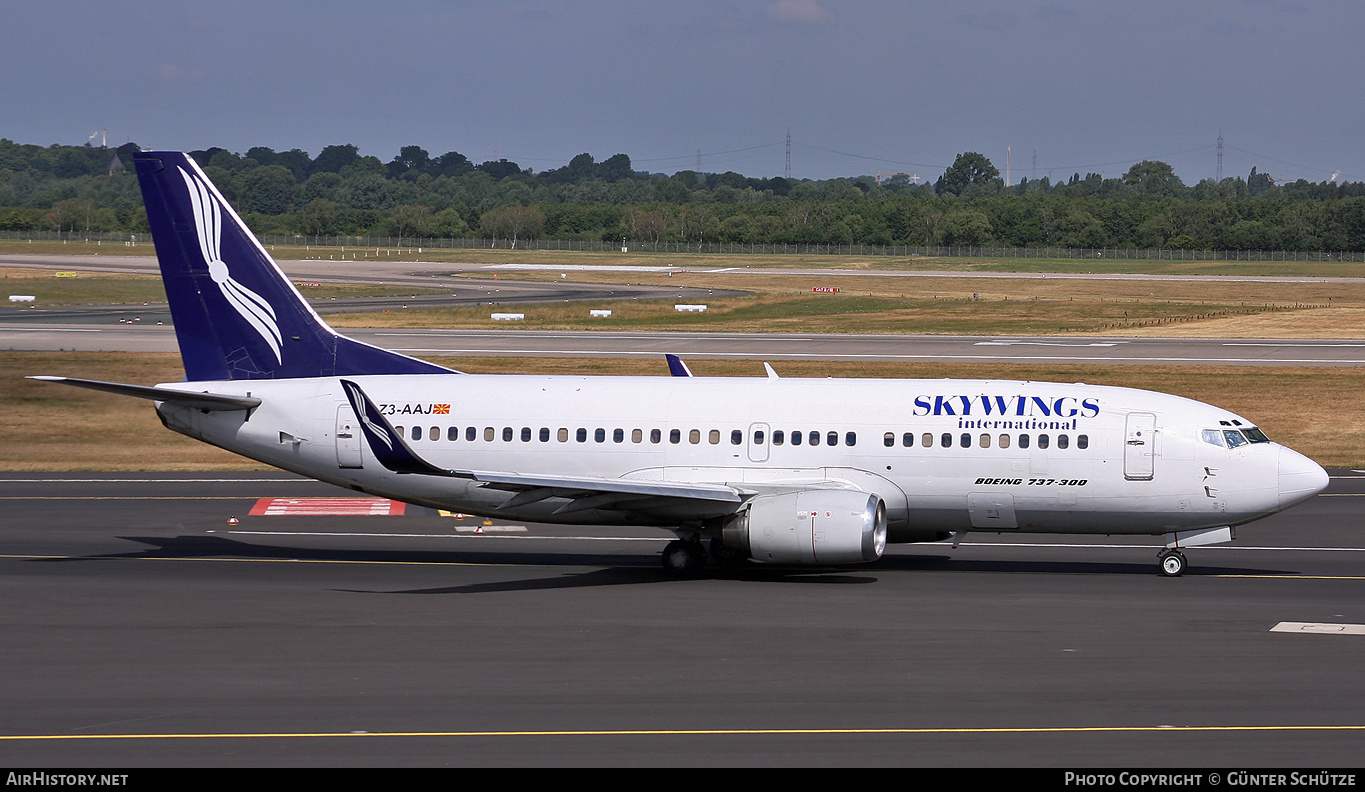 Aircraft Photo of Z3-AAJ | Boeing 737-33A | Skywings International | AirHistory.net #331994