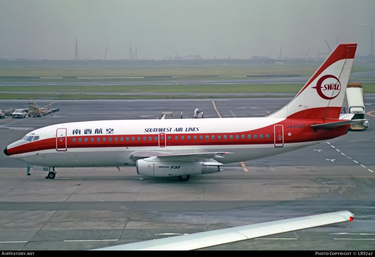 Aircraft Photo of JA8250 | Boeing 737-2Q3/Adv | Southwest Air Lines - SWAL | AirHistory.net #331995