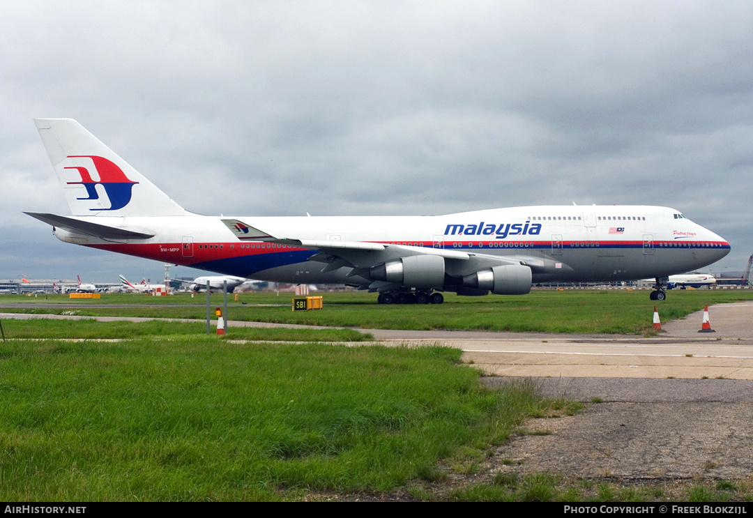 Aircraft Photo of 9M-MPP | Boeing 747-4H6 | Malaysia Airlines | AirHistory.net #332031