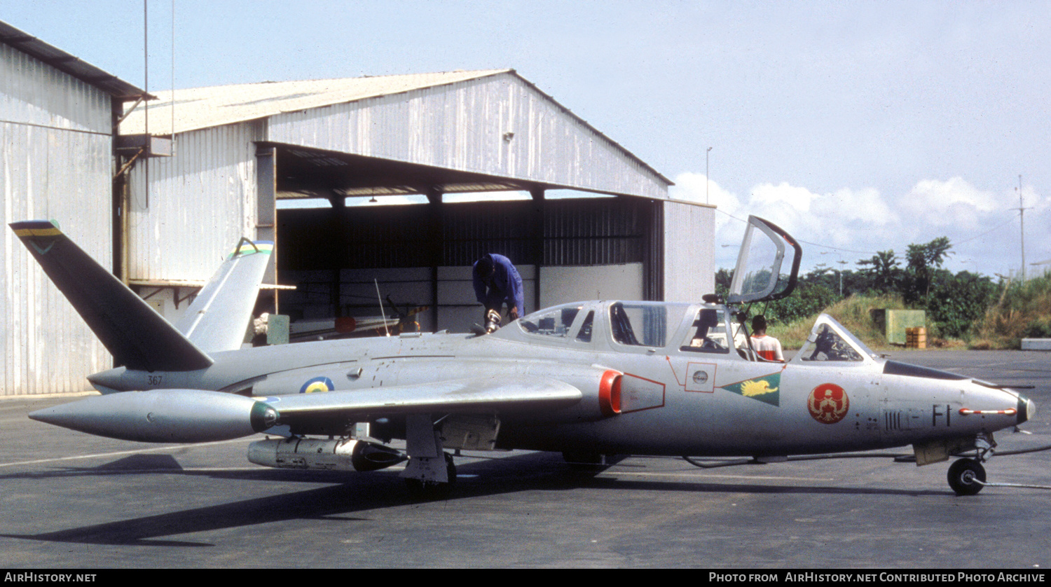 Aircraft Photo of TR-KFI | Fouga CM-170R Magister | Gabon - Air Force | AirHistory.net #332043