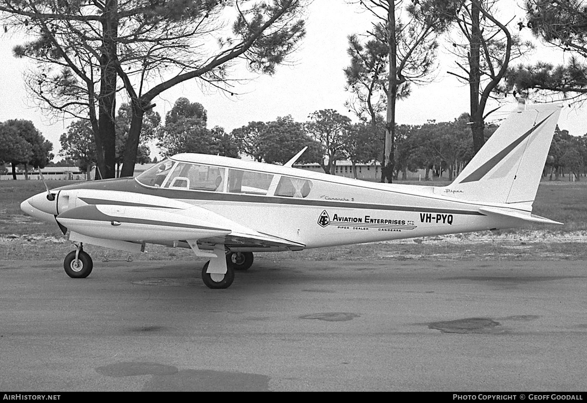 Aircraft Photo of VH-PYQ | Piper PA-30-160 Twin Comanche B | Aviation Enterprises | AirHistory.net #332061