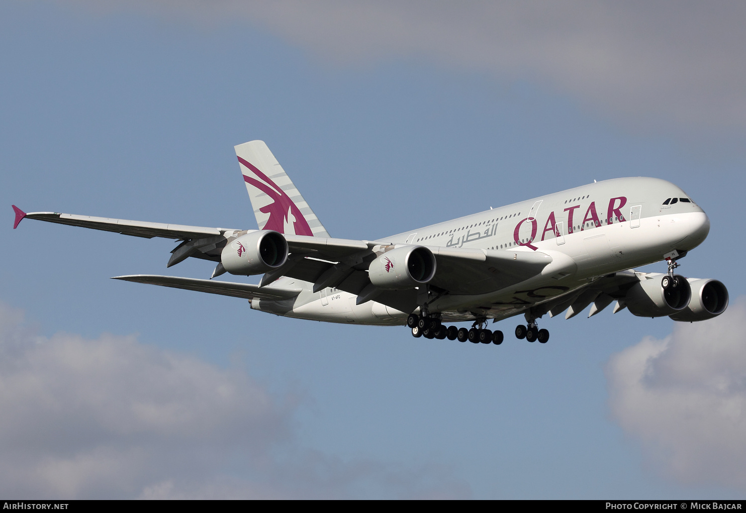 Aircraft Photo of A7-APD | Airbus A380-861 | Qatar Airways | AirHistory.net #332084