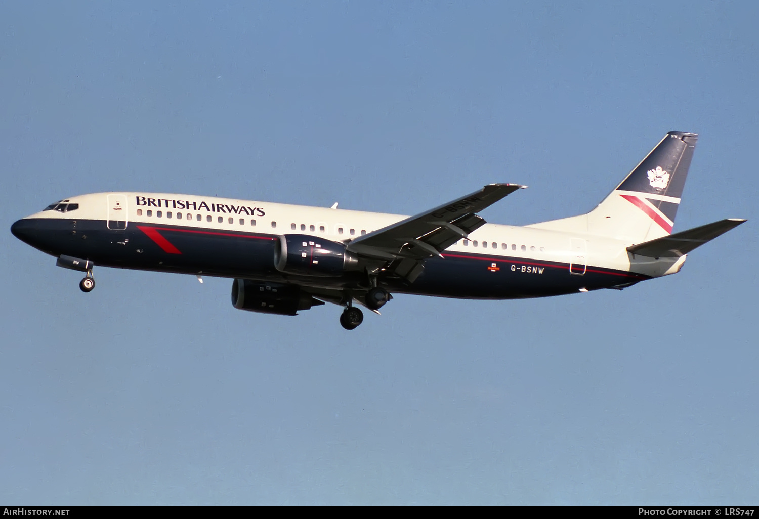 Aircraft Photo of G-BSNW | Boeing 737-4Q8 | British Airways | AirHistory.net #332099