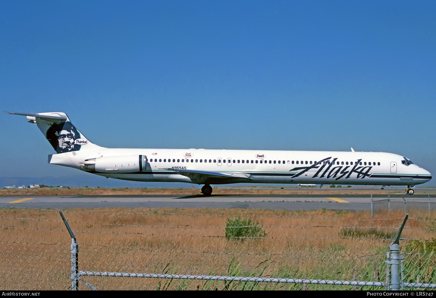 Aircraft Photo of N965AS | McDonnell Douglas MD-83 (DC-9-83) | Alaska Airlines | AirHistory.net #332112