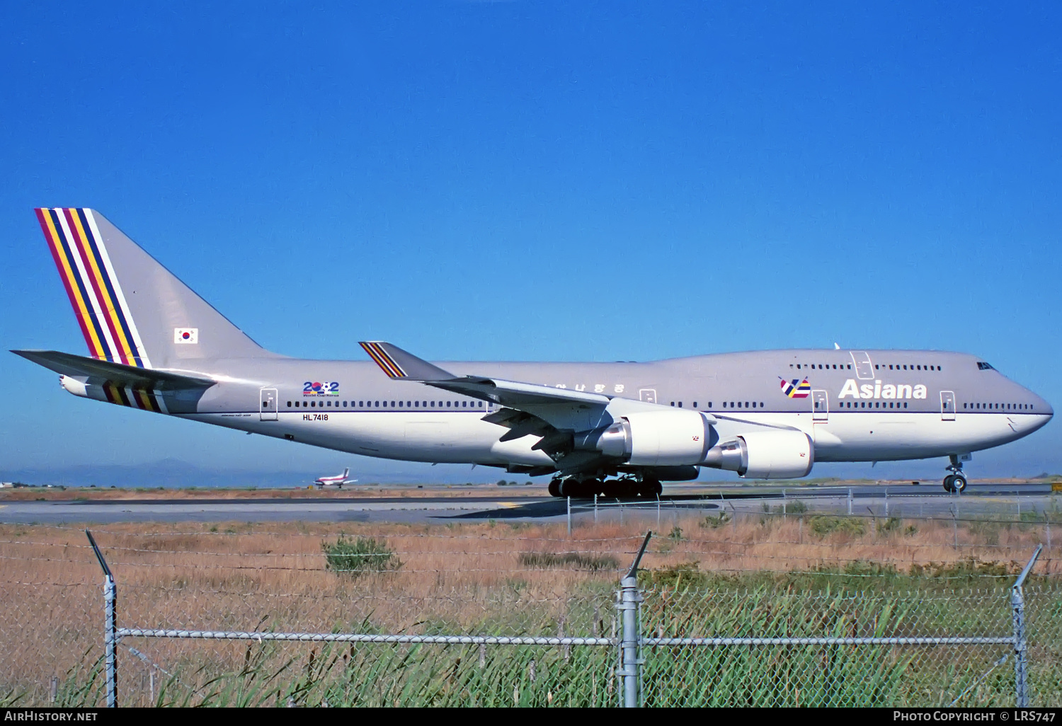 Aircraft Photo of HL7418 | Boeing 747-48E | Asiana Airlines | AirHistory.net #332122