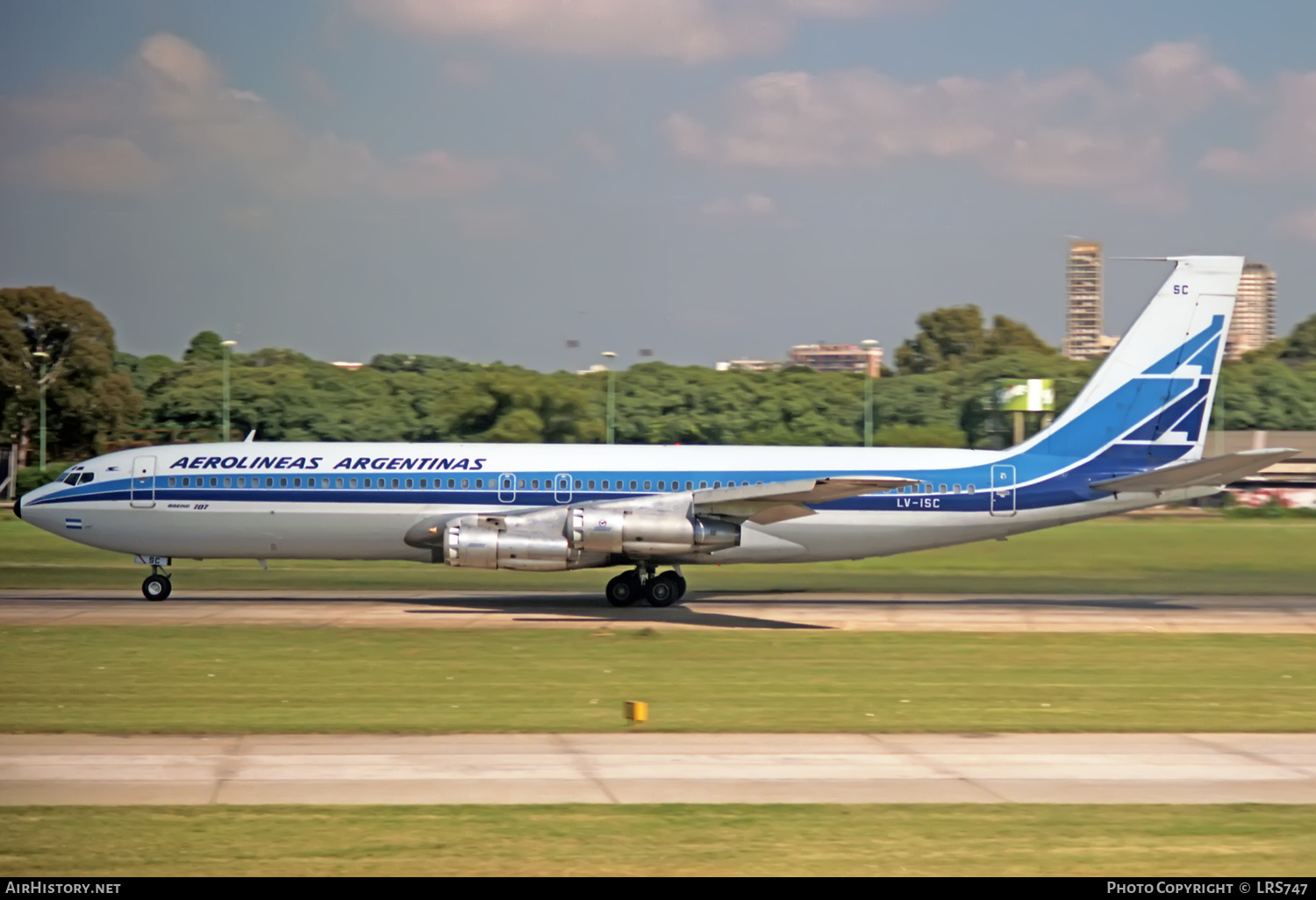 Aircraft Photo of LV-ISC | Boeing 707-387B | Aerolíneas Argentinas | AirHistory.net #332125