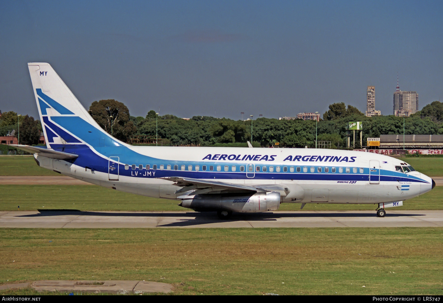 Aircraft Photo of LV-JMY | Boeing 737-287 | Aerolíneas Argentinas | AirHistory.net #332126