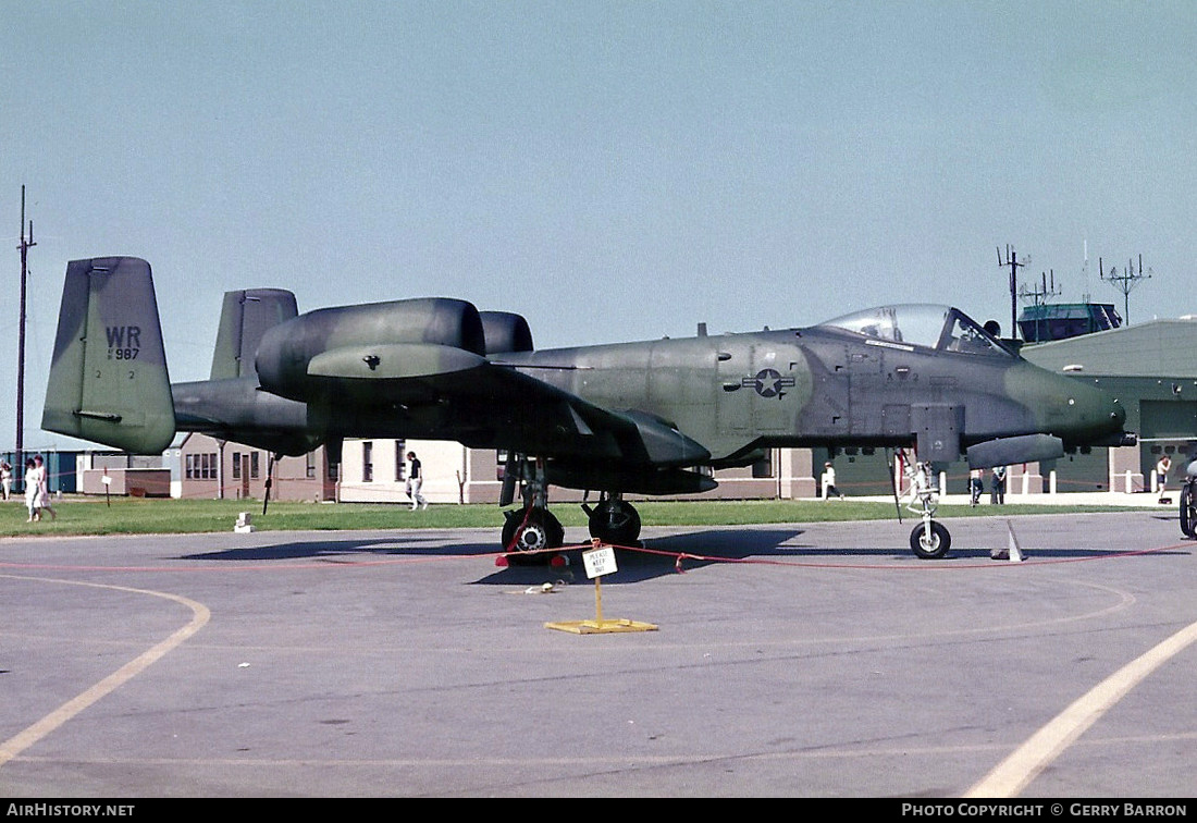 Aircraft Photo of 81-0987 / AF81-987 | Fairchild A-10A Thunderbolt II | USA - Air Force | AirHistory.net #332143