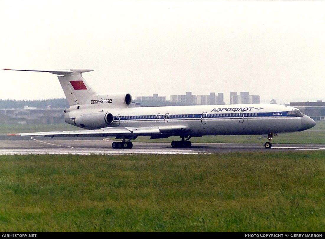 Aircraft Photo of CCCP-85592 | Tupolev Tu-154B-2 | Aeroflot | AirHistory.net #332145