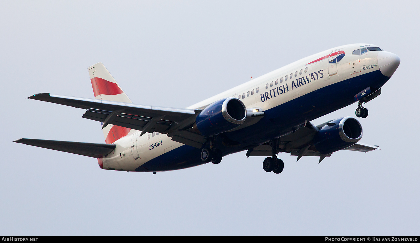 Aircraft Photo of ZS-OKJ | Boeing 737-376 | British Airways | AirHistory.net #332151