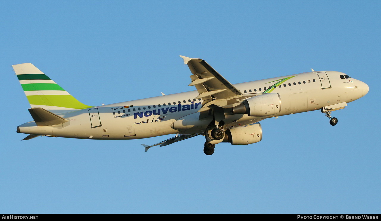 Aircraft Photo of EC-ISI | Airbus A320-214 | Nouvelair Tunisie | AirHistory.net #332175