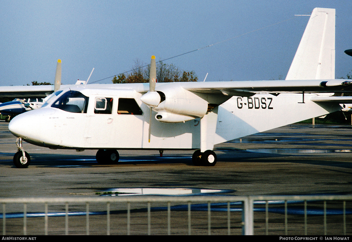 Aircraft Photo of G-BDSZ | Britten-Norman BN-2A-26 Islander | AirHistory.net #332177