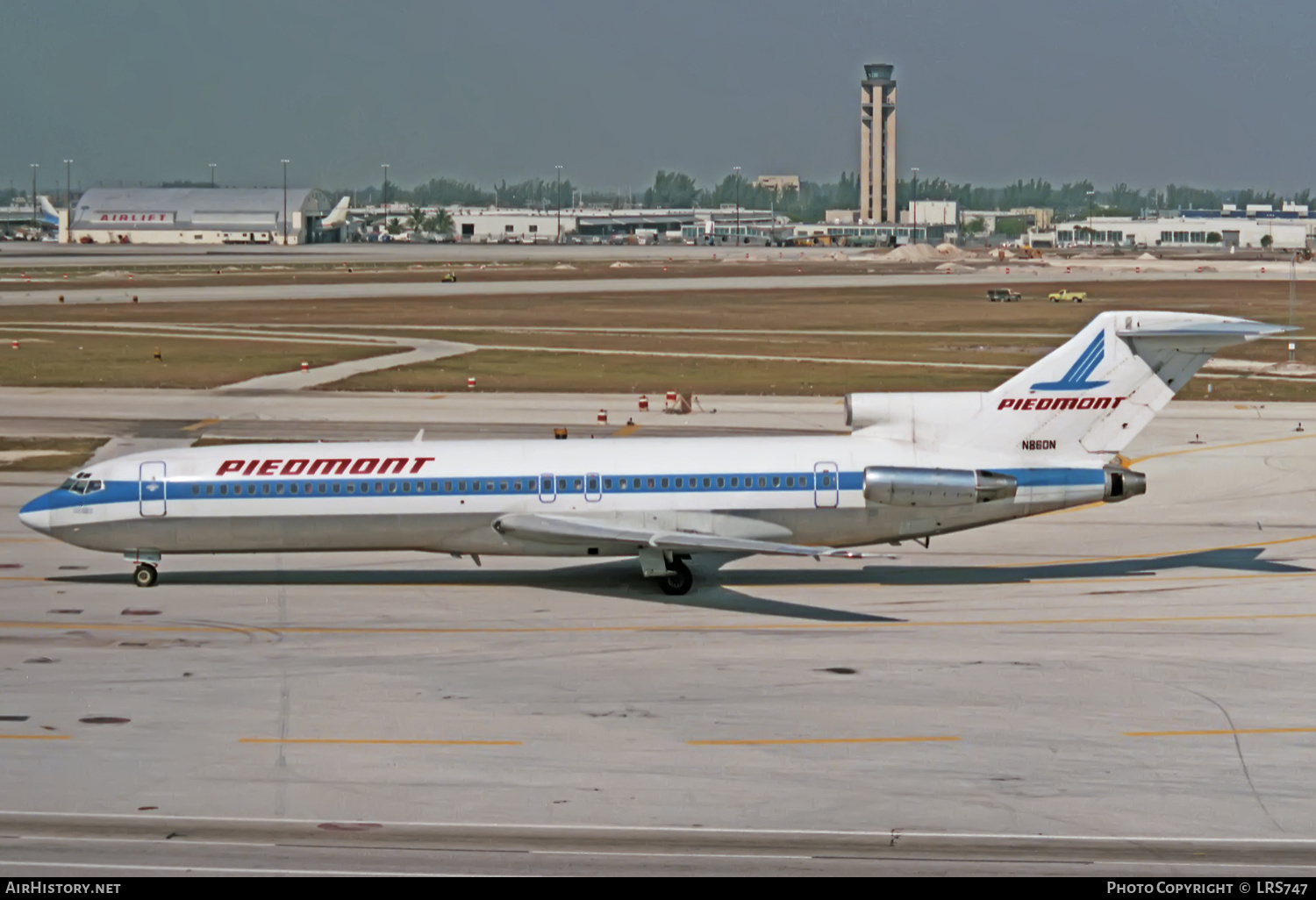 Aircraft Photo of N860N | Boeing 727-214 | Piedmont Airlines | AirHistory.net #332184