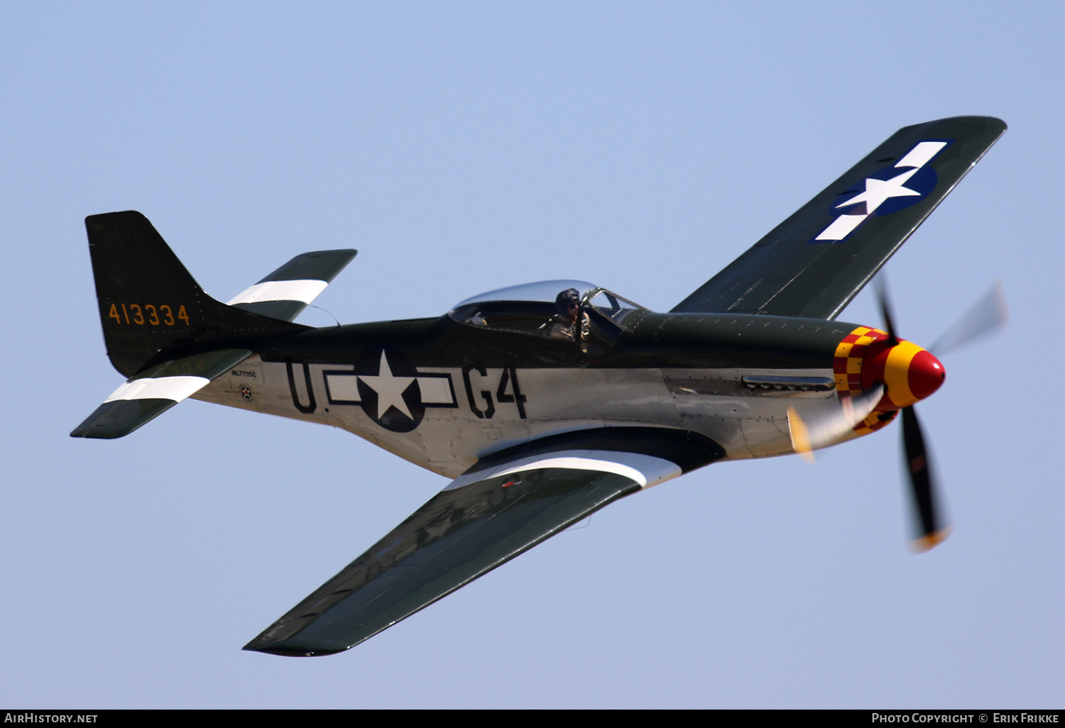 Aircraft Photo of N7715C / NL7715C / 413334 | North American P-51D Mustang | USA - Air Force | AirHistory.net #332188