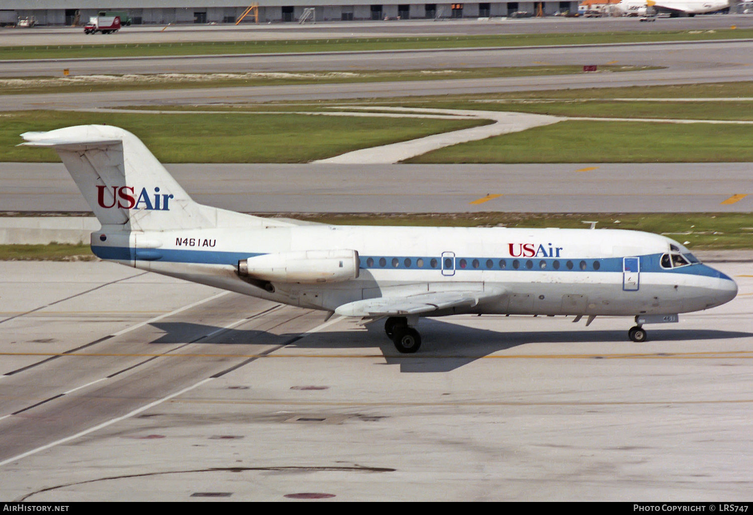 Aircraft Photo of N461AU | Fokker F28-1000 Fellowship | USAir | AirHistory.net #332195