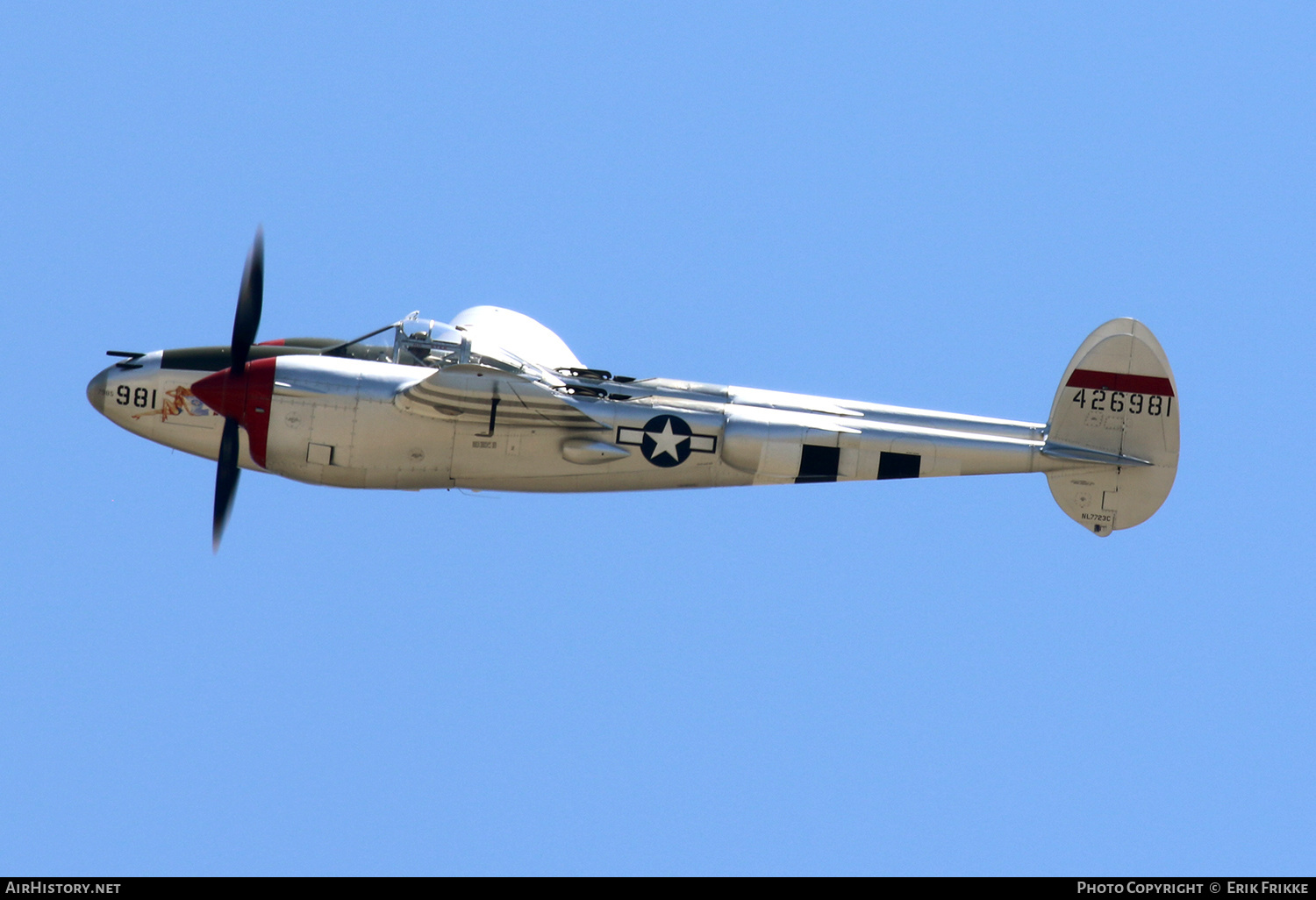 Aircraft Photo of N7723C / 426981 | Lockheed P-38L Lightning | USA - Air Force | AirHistory.net #332201