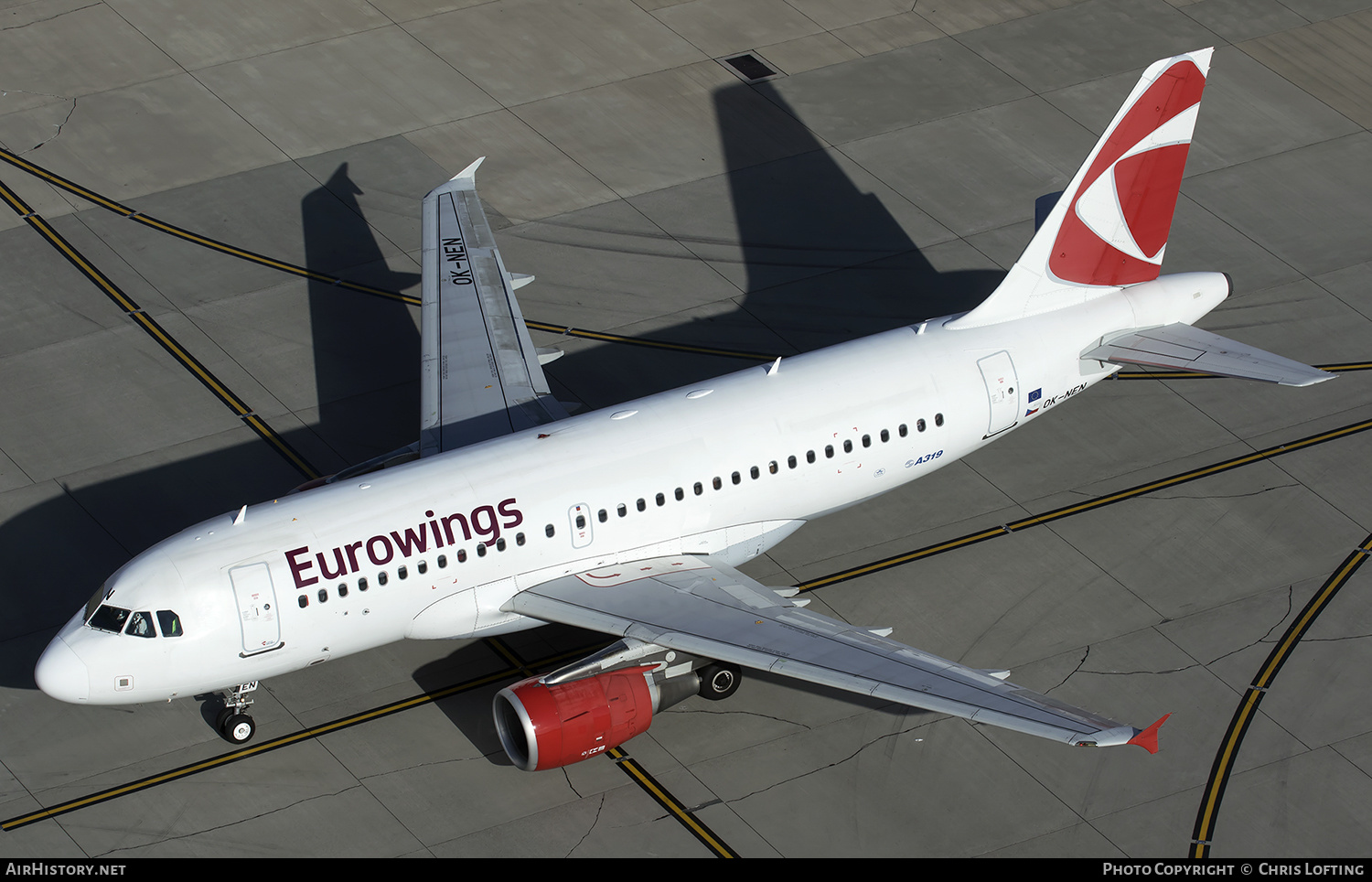 Aircraft Photo of OK-NEN | Airbus A319-112 | Eurowings | AirHistory.net #332204