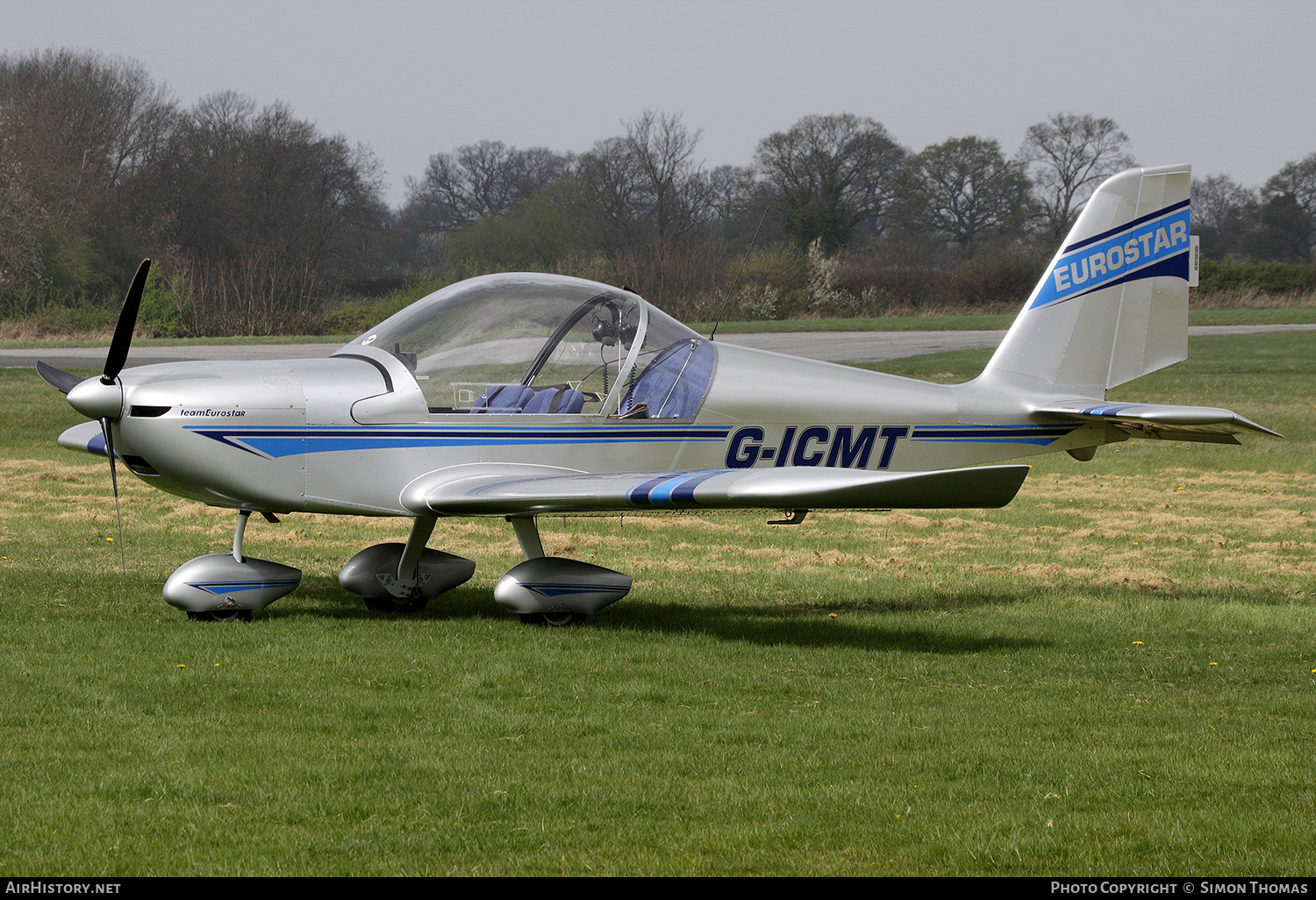 Aircraft Photo of G-ICMT | Evektor-Aerotechnik EV-97 Eurostar | AirHistory.net #332210