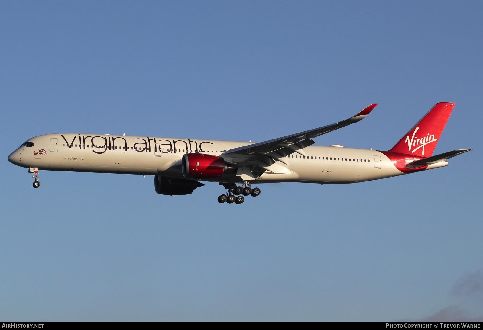 Aircraft Photo of G-VTEA | Airbus A350-1041 | Virgin Atlantic Airways | AirHistory.net #332217