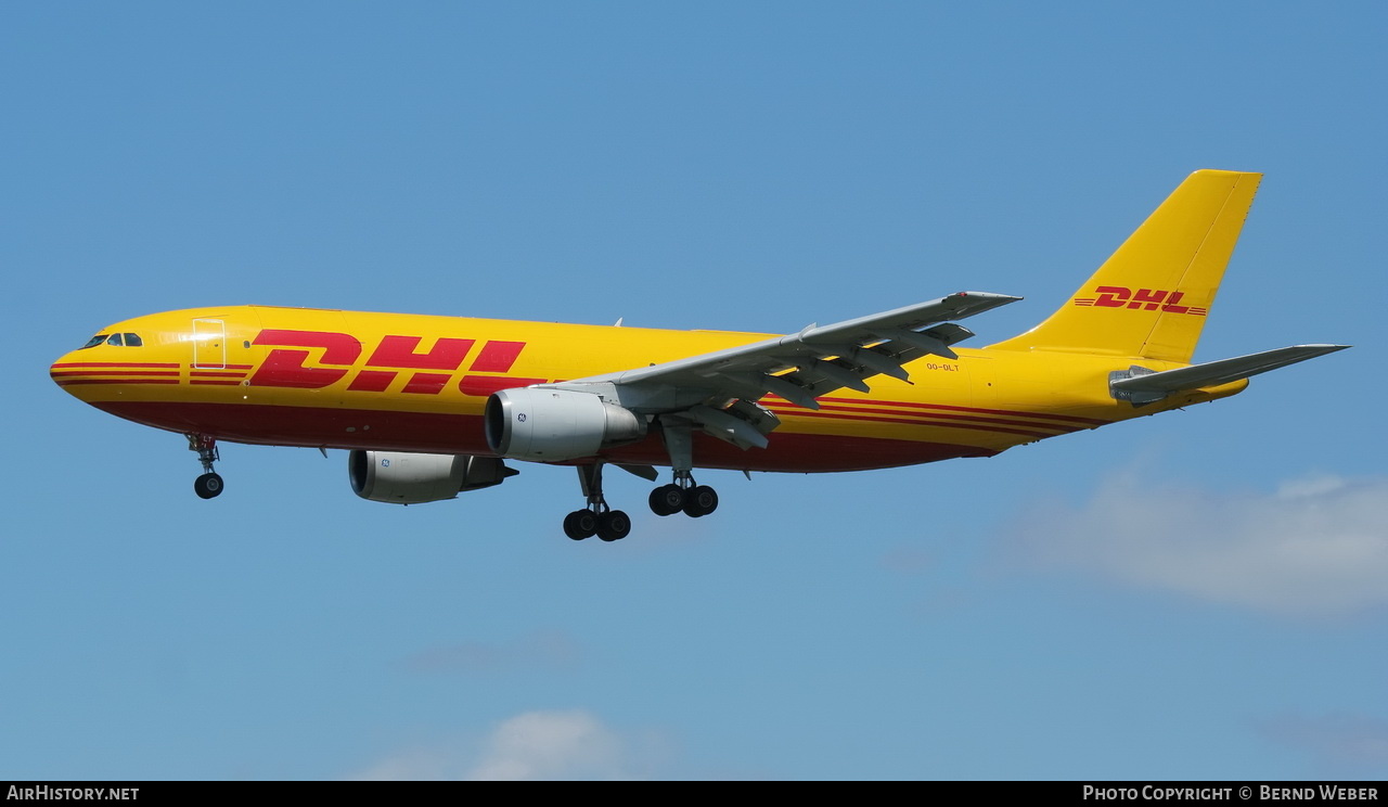 Aircraft Photo of OO-DLT | Airbus A300B4-203(F) | DHL International | AirHistory.net #332228