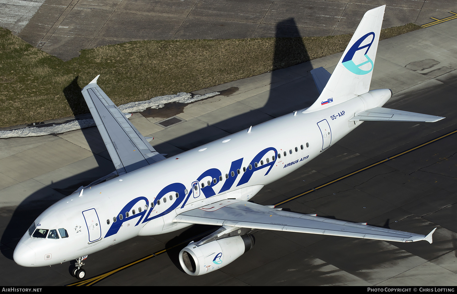 Aircraft Photo of S5-AAP | Airbus A319-132LR | Adria Airways | AirHistory.net #332234