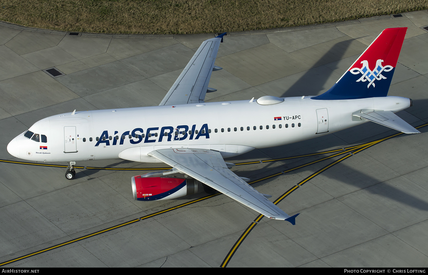 Aircraft Photo of YU-APC | Airbus A319-131 | Air Serbia | AirHistory.net #332254