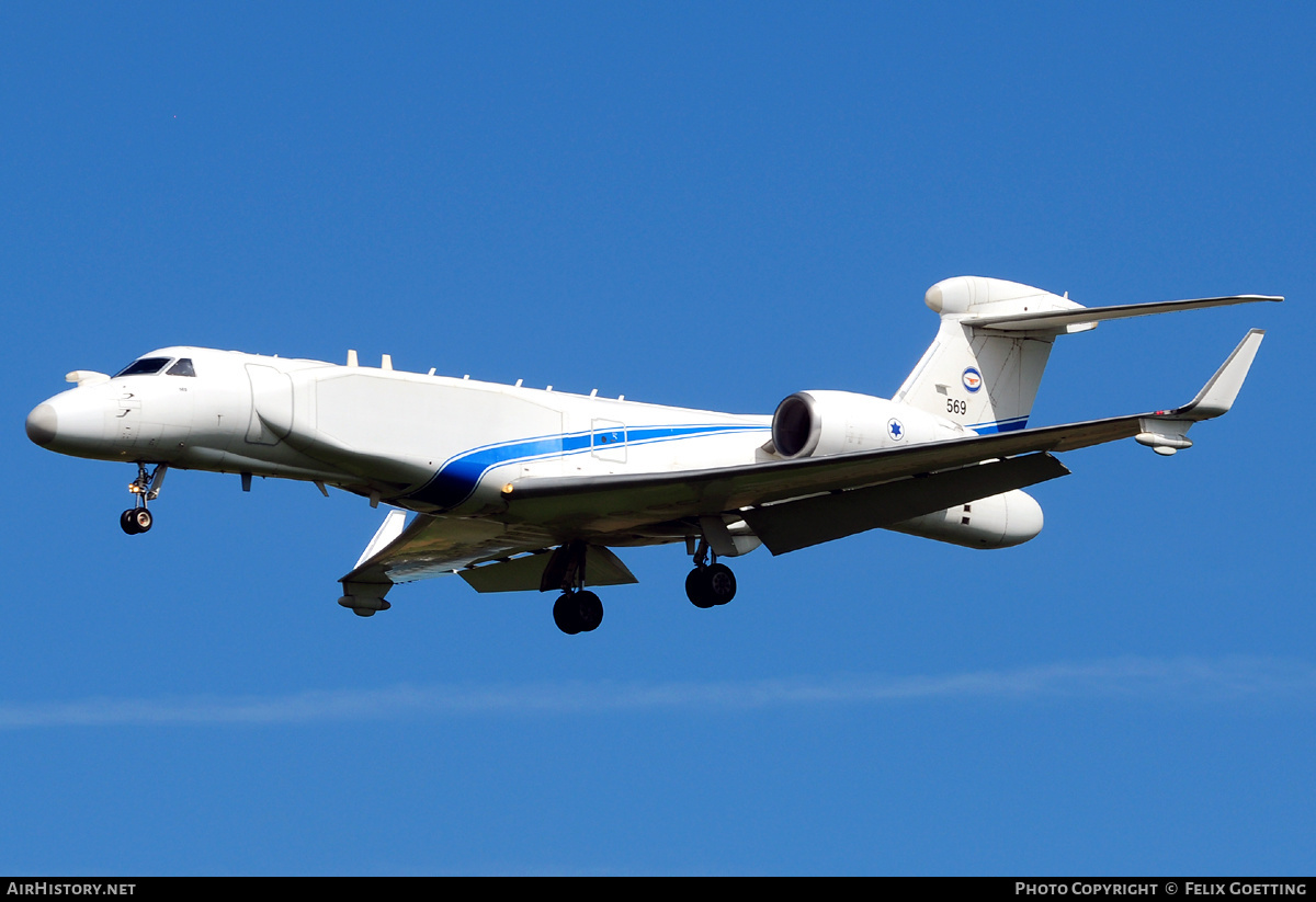 Aircraft Photo of 569 | Gulfstream Aerospace G-V-SP Gulfstream G550 Eitam | Israel - Air Force | AirHistory.net #332256