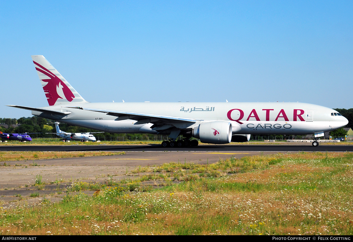Aircraft Photo of A7-BFI | Boeing 777-FDZ | Qatar Airways Cargo | AirHistory.net #332257