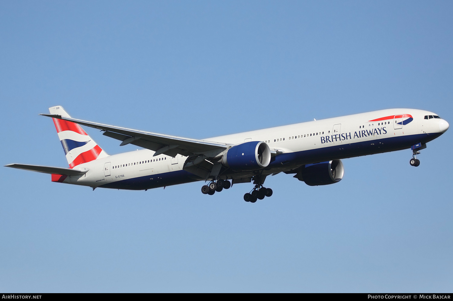 Aircraft Photo of G-STBB | Boeing 777-36N/ER | British Airways | AirHistory.net #332296