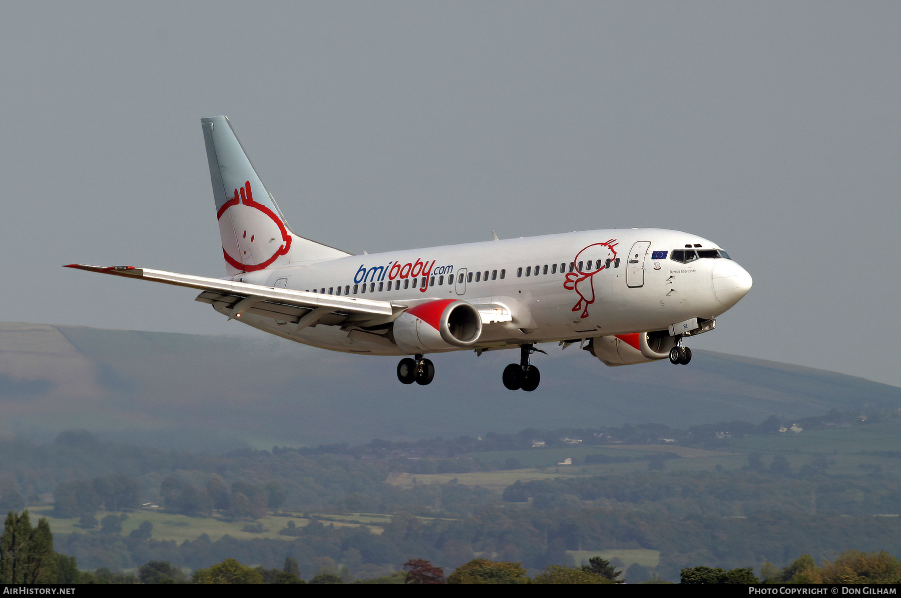 Aircraft Photo of G-OGBE | Boeing 737-3L9 | Bmibaby | AirHistory.net #332309